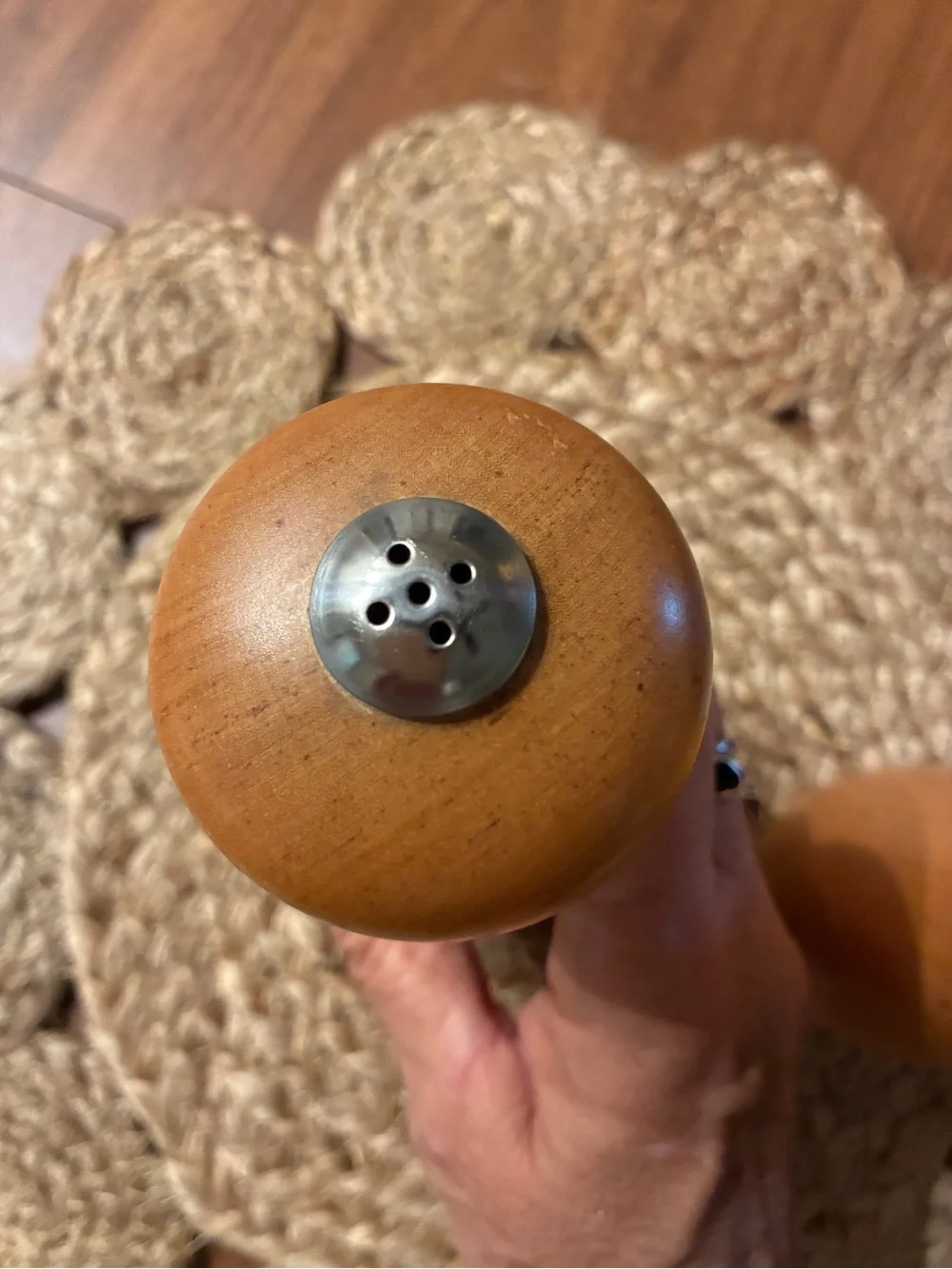 Salt and pepper grinder shaker mill wooden 6”